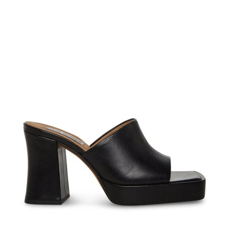 Mulas Steve Madden Alex Cuero Mujer Negras | ES ES62E9